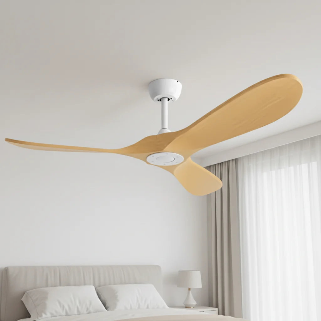 Savannah ceiling fan seen across a room