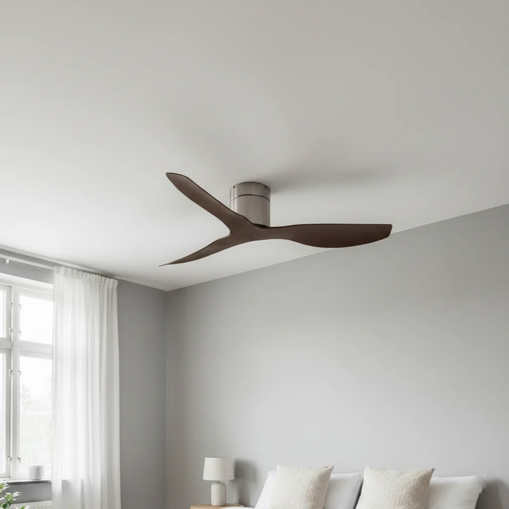 Hollis ceiling fan seen from below