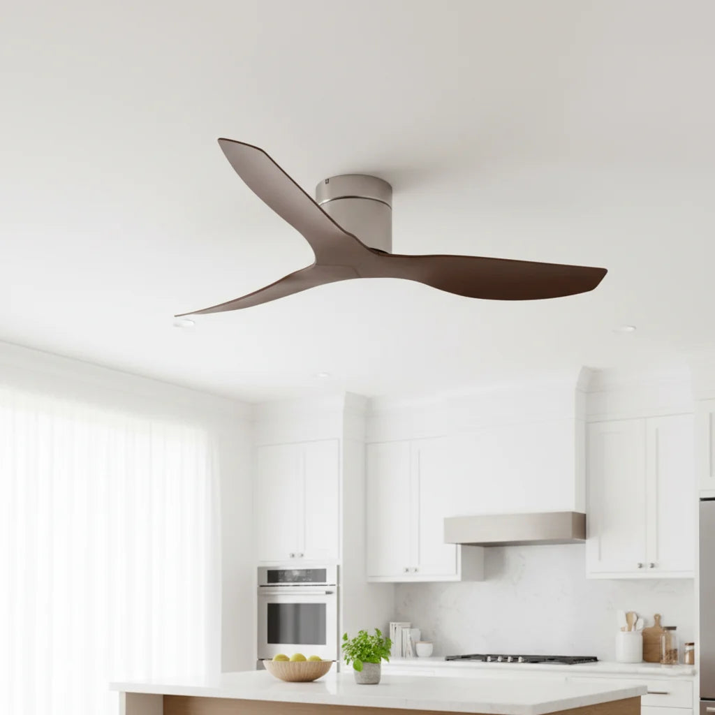 Hollis ceiling fan in a living room