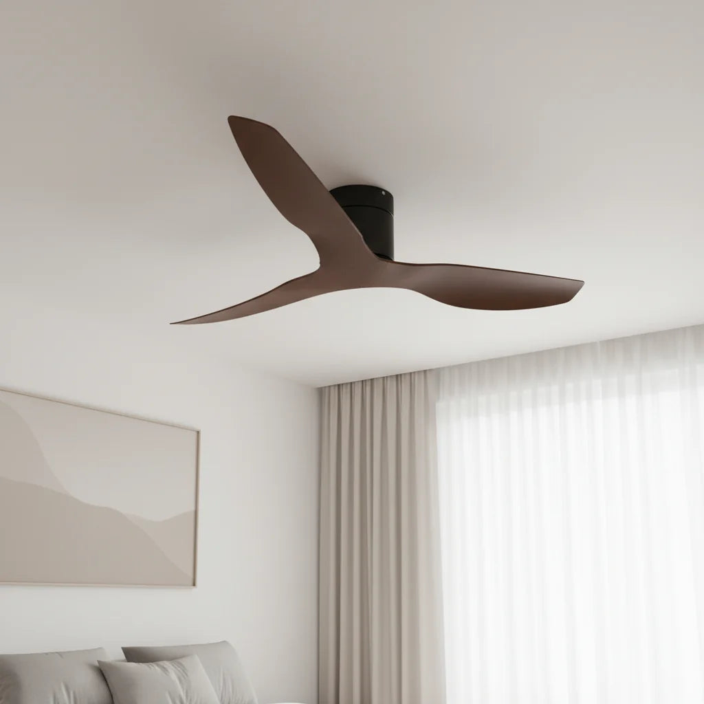 Hollis ceiling fan seen from below
