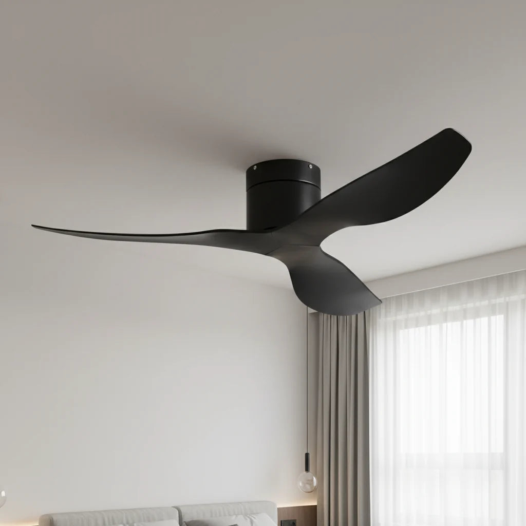 Hollis ceiling fan seen from below