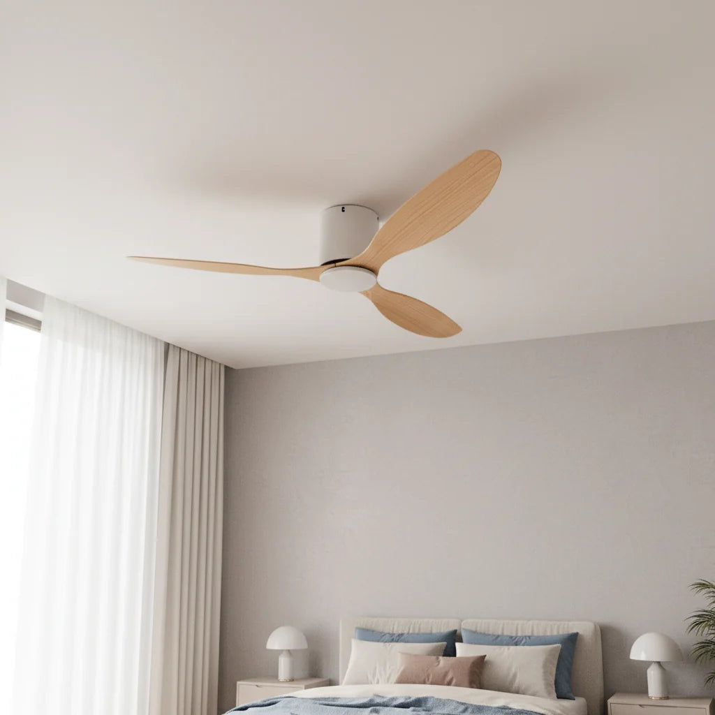 Scout ceiling fan in a living room