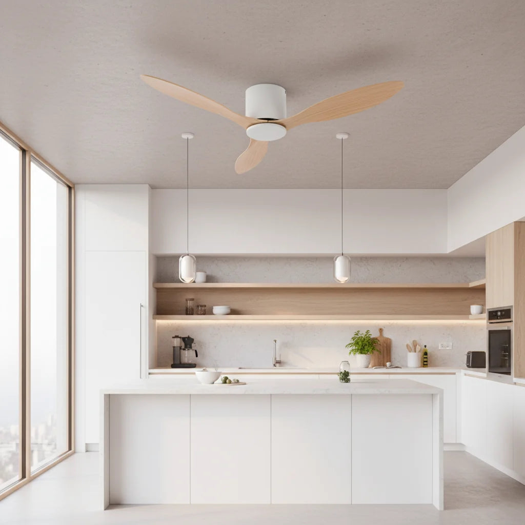 Scout ceiling fan seen from below