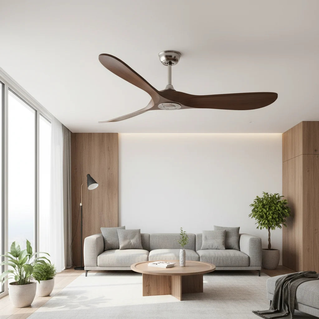 Savannah ceiling fan in a living room