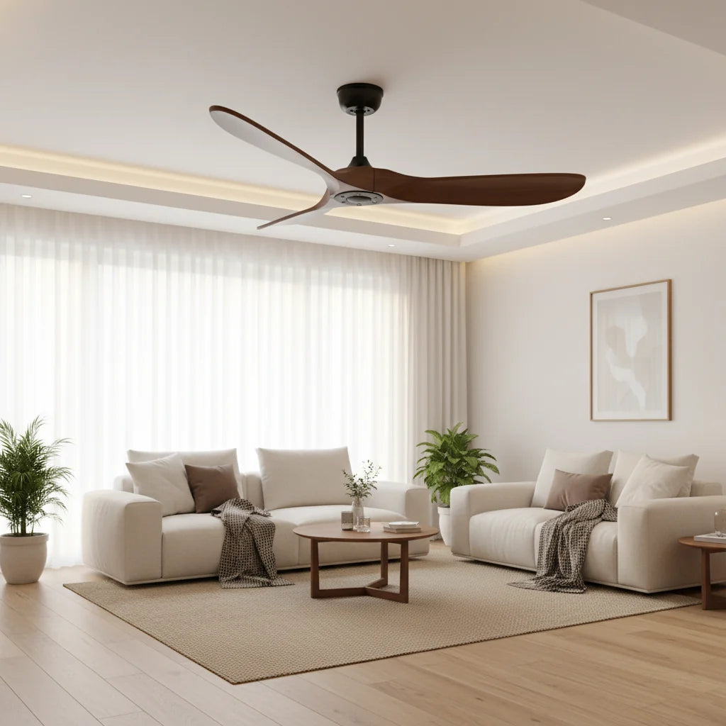 Savannah ceiling fan in a living room