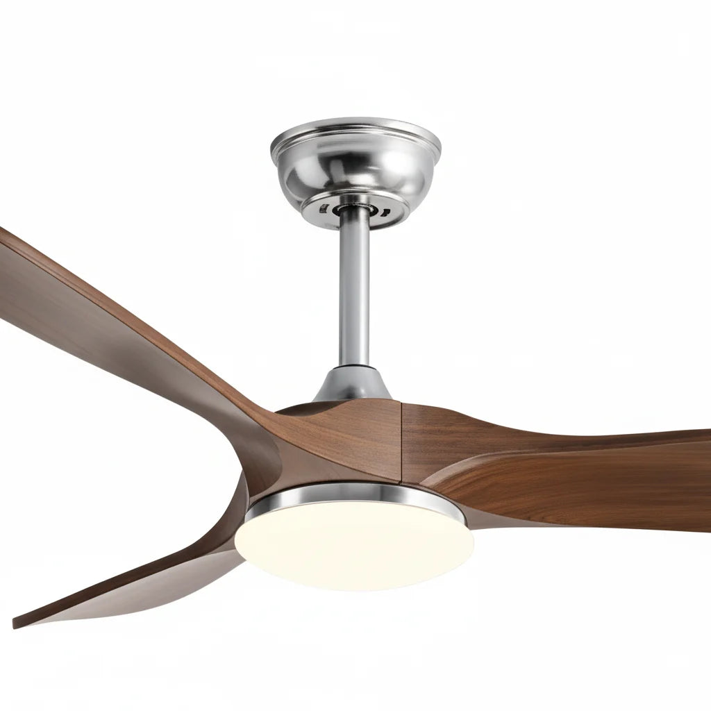 Close-up of the brushed housing where the blades meet
