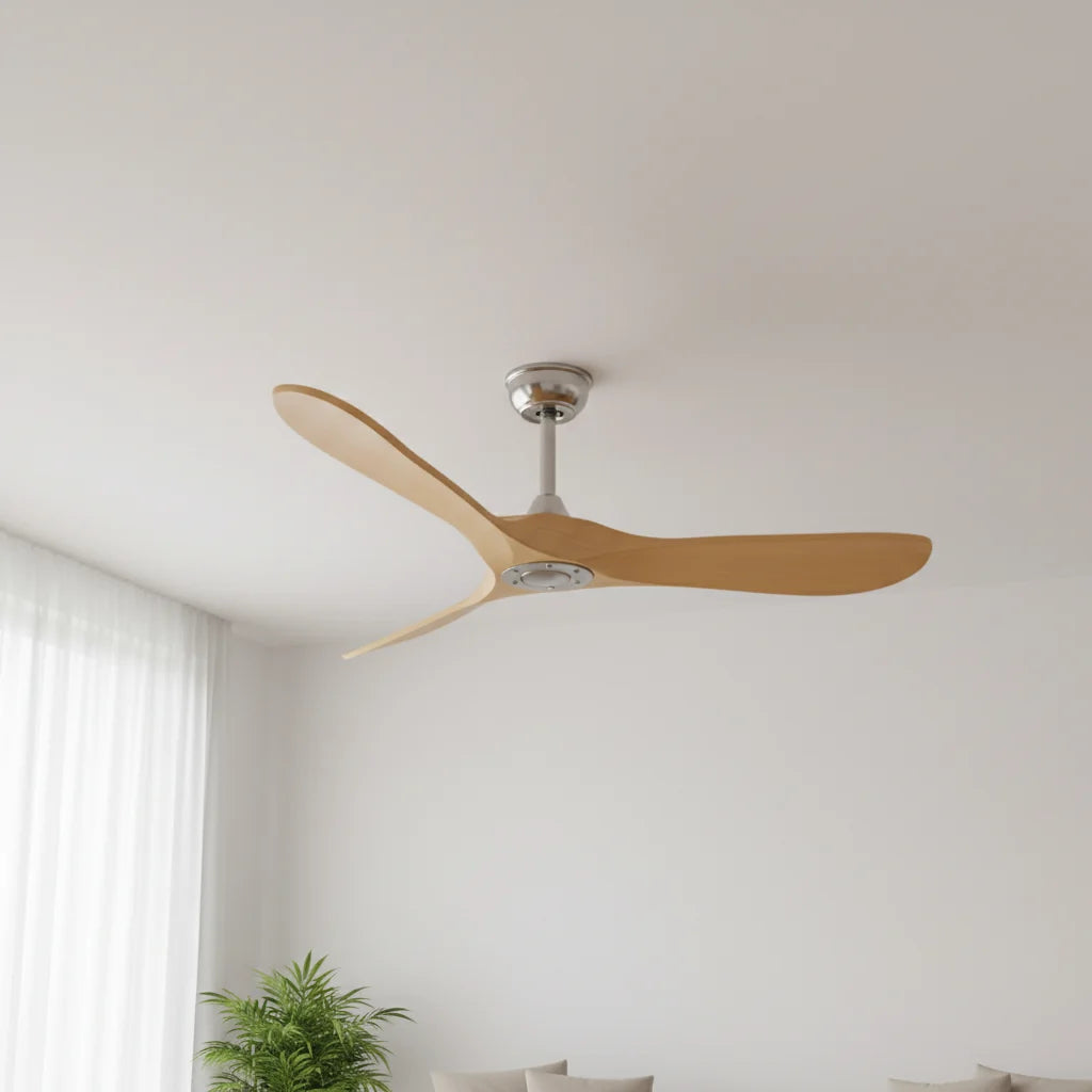 Savannah ceiling fan seen across a room